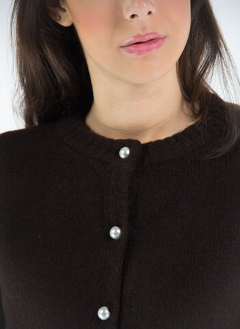CARDIGAN ISABELLA, HOT FUDGE, small