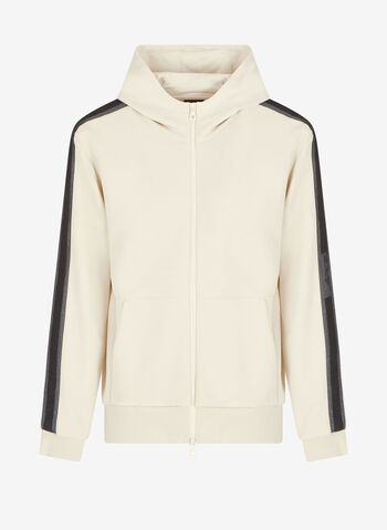 FELPA TAPE FULL ZIP, U1079 MILK, small