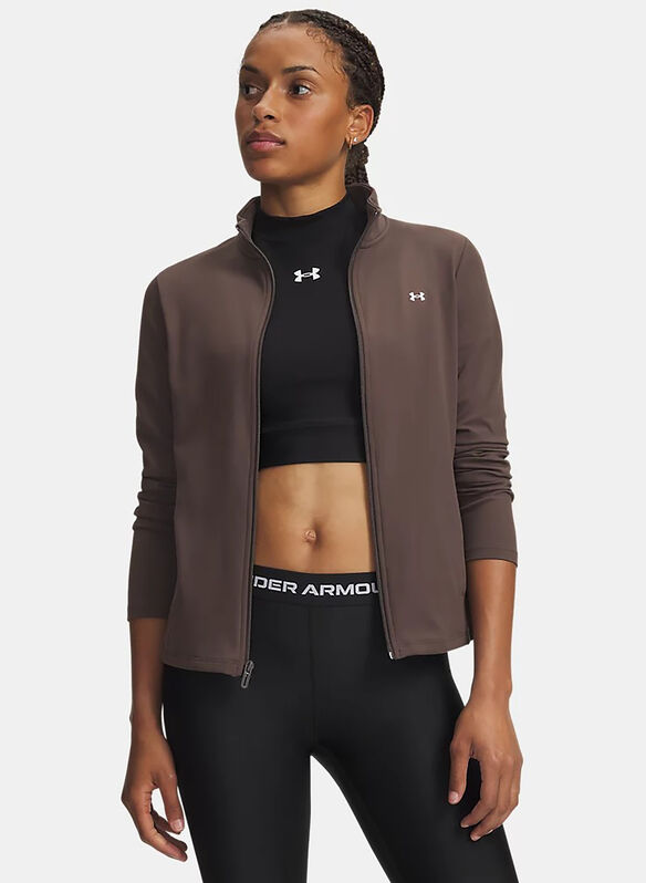 FELPA MOTION FULL ZIP, 0200 BRWON, medium