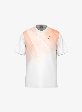 MAGLIA TOP SPIN PADEL-TENNIS, XVCN WHTORANGE, small