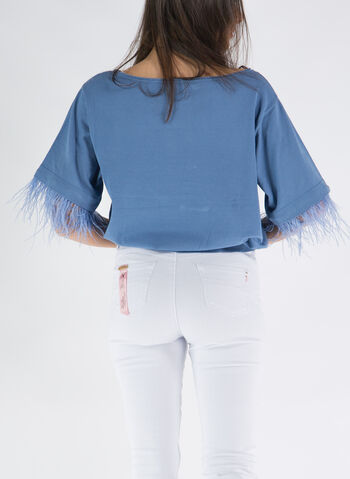 MAGLIA PIUME STRUZZO, G7HC OCEANO, small