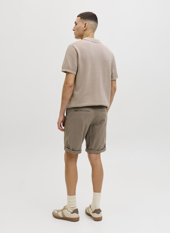 BERMUDA BOWIE CHINO STRETCH, FALCON FANGO, medium