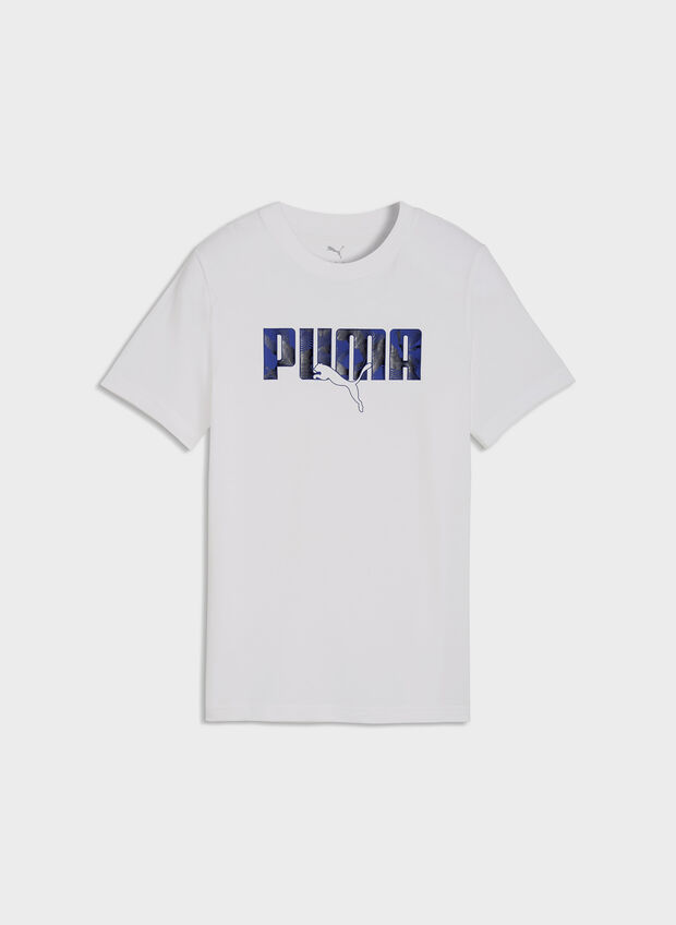 T-SHIRT LOGO LAB RAGAZZO, 02 WHT, large