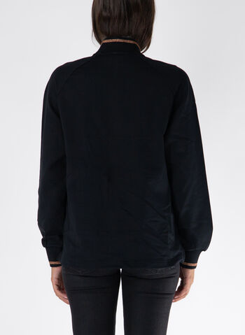 FELPA FULL ZIP, 22222 BLK, small