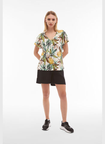 SHORTS A GAMBA AMPIA, N BLK, small