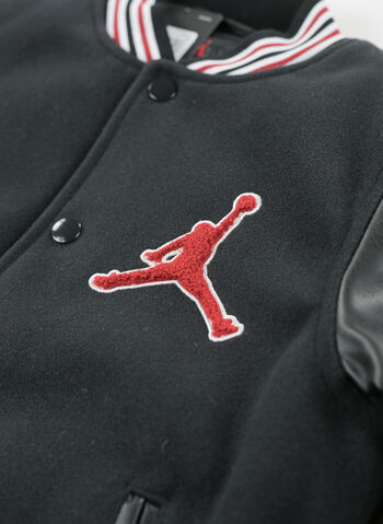 GIUBBOTTO BOMBER COLLEGE JORDAN, 023 BLK, small