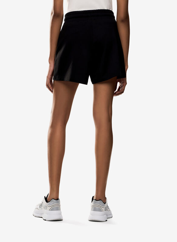 SHORT EVOLUTION IN MISTO VISCOSA STRETCH, UC001 BLK, medium