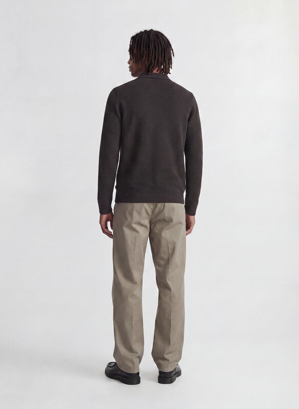 MAGLIONE POLO LURILEY, GANACHE MORO, medium
