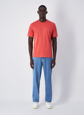 T-SHIRT ICONS TONAL MICRO LOGO, RS068 MATTONE, small