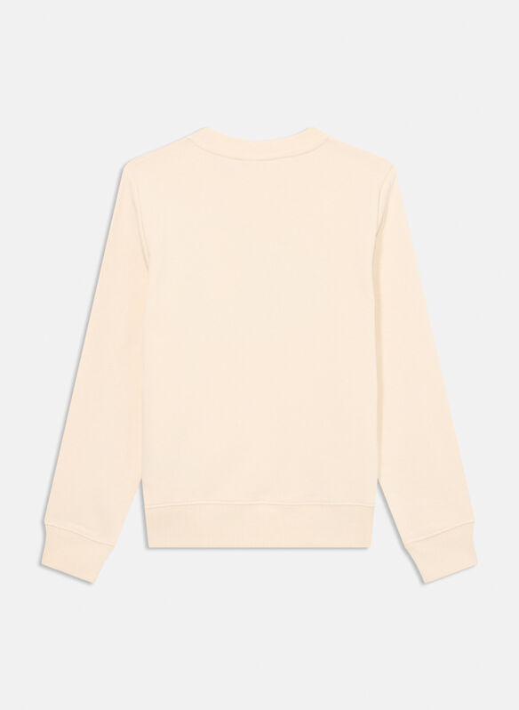 FELPA GIROCOLLO CON LOGO IN CONTRASTO RAGAZZO, PGB PANNA, medium