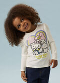 T-SHIRT HELLO KITTY BAMBINA, CLOUD DANCER, thumb