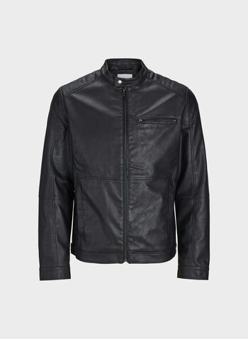 GIACCA ECOPELLE, BLACK BLACK, small
