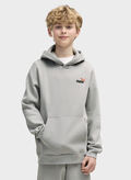 FELPA ESS 2 HOODIE RAGAZZO, 63 GRAY ECHO, thumb