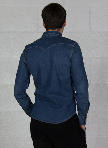 CAMICIA JEANS, 0300STONE, small