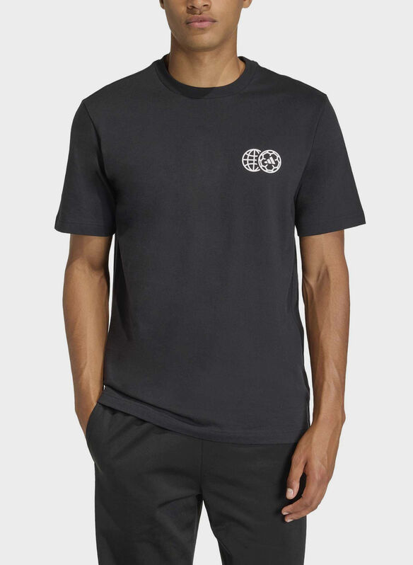 T-SHIRT GRAPHIC STAMPA POSTERIORE, - BLK, medium