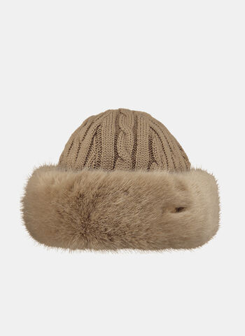 CAPPELLO FUR CABLE BAND, 024NLIGHTBROWN, small