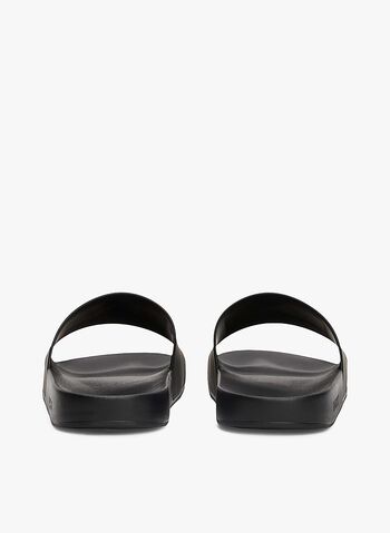 CIABATTA A FASCIA CON LOGO, BDS BLK, small