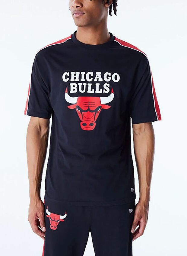 T-SHIRT OVERSIZE CHICAGO BULLS, BLK, large