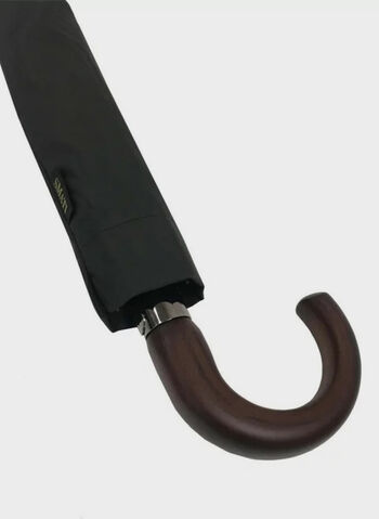 OMBRELLO COMPACT VILLE AUTOMATICO, BLK, small