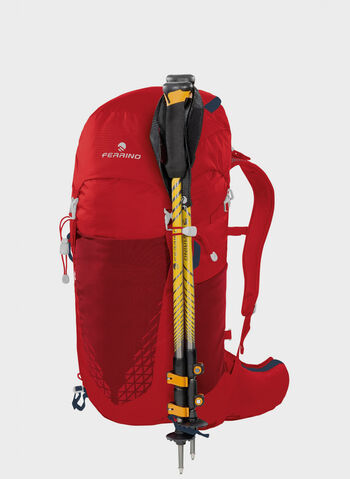 ZAINO AGILE 25 UNISEX, RED, small