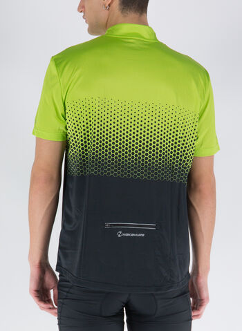 MAGLIA 1/2 ZIP DANIEL II, LIMEBLK, small