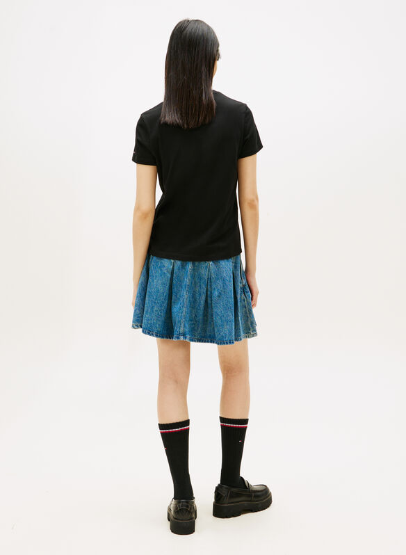 T-SHIRT LOGO STAMPATO, BDS BLK, medium