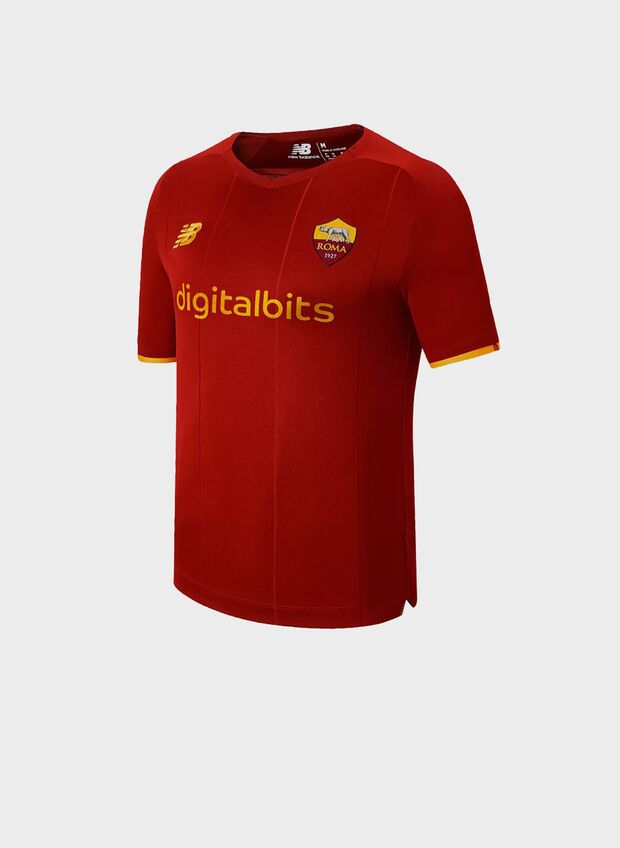NEW BALANCE MAGLIA AS ROMA HOME 2021-22 Giallo, Rosso Uomo | Sport85
