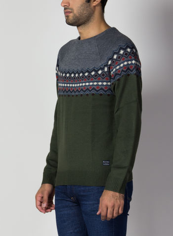 MAGLIONE TIROLESE CHRISTMAS, 77220FORESTGREY, small