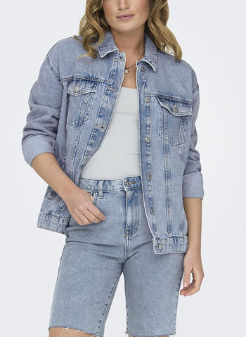 GIACCA IN DENIM OCEAN, LIGHT BLUE DENIM, small