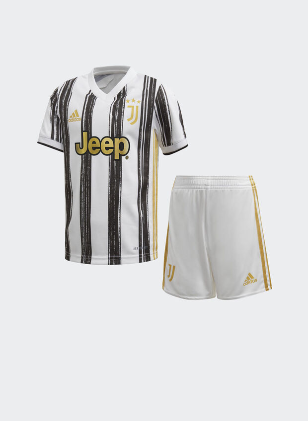 DIVISA UFFICIALE JUVENTUS 20/21 HOME BAMBINO, WHTBLK, large