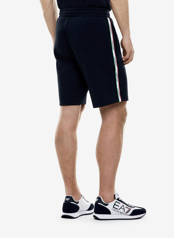 BERMUDA IN MISTO COTONE ITALIAN SPIRIT, UB102 NVY, medium