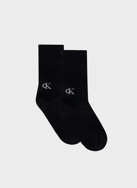 CALZA LOGO TAB, 001 BLK, medium