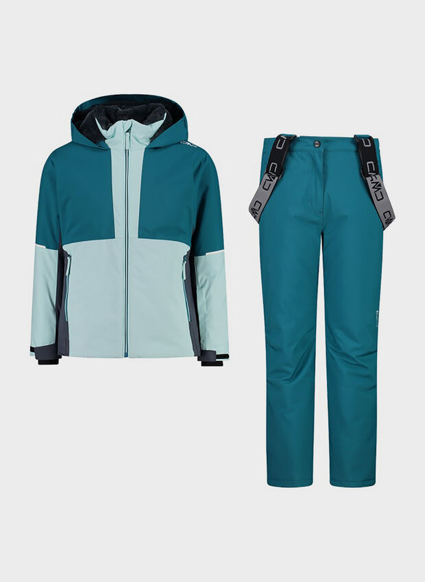 COMPLETO SCI GIACCA + PANTALONE 10000 RAGAZZA, E867 TEAL, large