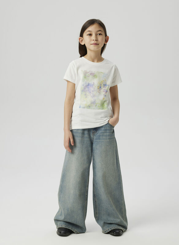 JEANS BELLA SKATER BAMBINA, VINTAGE MEDIUM BLUE DENIM, medium