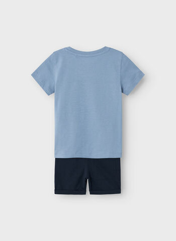 COMPLETINO T-SHIRT+ SHORTS VIGANO BAMBINO, DARK SAPPHIRE, small