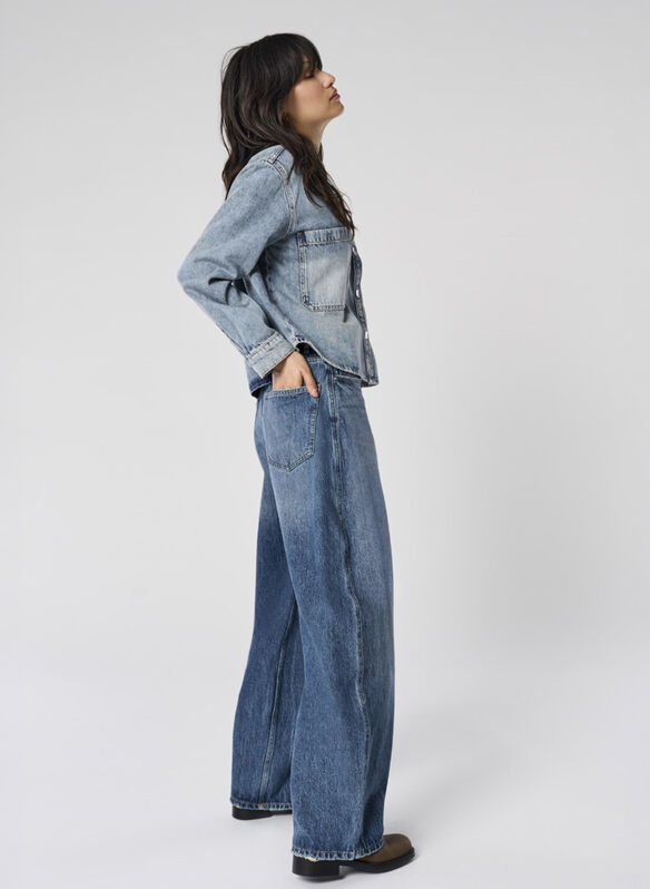 JEANS ONLTAYLOR BARREL, DARK BLUE DENIM, medium