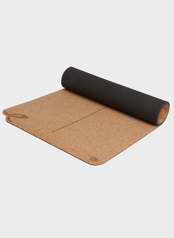 MATERASSINO YOGA CORK, - LIGHT BROWN, medium