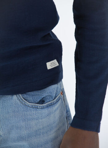 MAGLIONE GIROCOLLO IN COTONE, , small