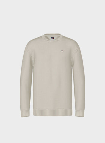 MAGLIONE ESSENTIAL MICRO LOGO, YBH WHT, small