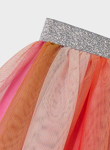 GONNA TULLE NUDELLA BAMBINA, PINK COSMOS, small