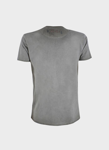 T-SHIRT CON STAMPA HARLEY, 0809 GREY, small