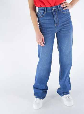 JEANS BELLA R DRITTO VITA ALTA, MEDIUM STONE, small