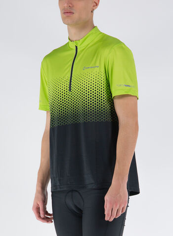 MAGLIA 1/2 ZIP DANIEL II, LIMEBLK, small