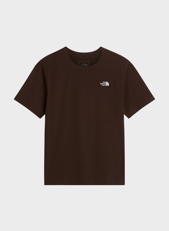 T-SHIRT SIMPLE DOME MICRO LOGO, - CHOCOLATE, medium