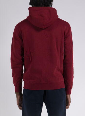 FELPA FULL ZIP CON LOGO, RS508 BORDEAUX, small