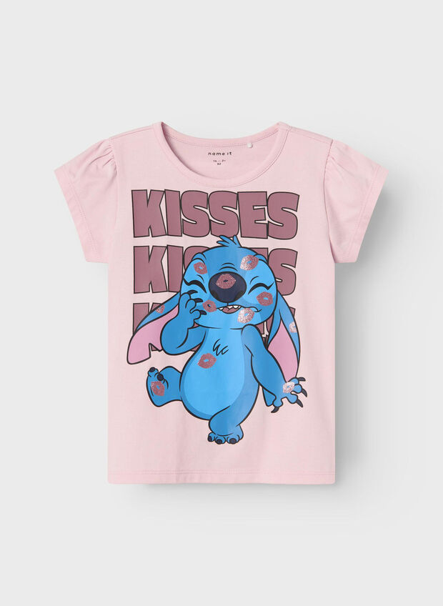 T-SHIRT ARINA STITCH BAMBINA, PARFAIT PINK , large