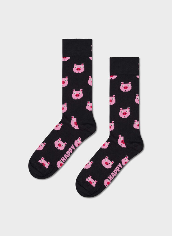 CALZA PIG UNISEX, BLACK, medium