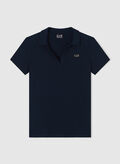 POLO IN JERSEY DI VISCOSA STRETCH, UB102 NVY, thumb
