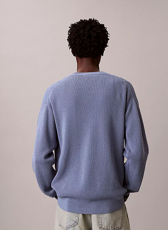 MAGLIONE TRAMA NIDO D'APE, C4I CELESTE, medium