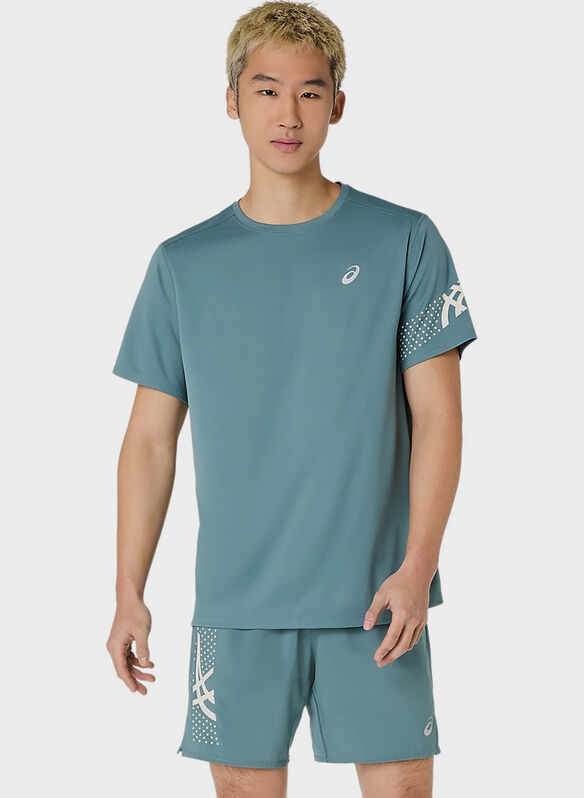 T-SHIRT ICON RUNNING, 402 FOGGY TEAL, medium